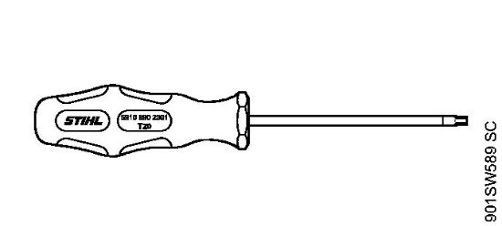 Lavadora de alta pressão eléctrica (RE) RE 109 Chave de fenda T20 da marca Stihl