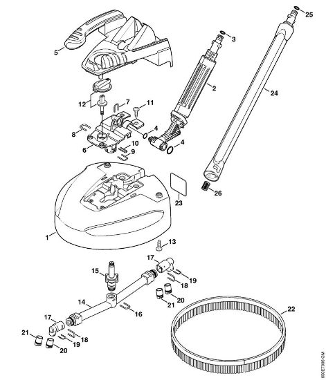 Lavadora de alta pressão eléctrica (RE) RE 109 Lavadora de superfícies RA 101   06/2019 da marca Stihl