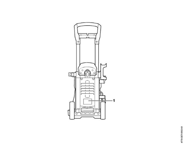 Lavadora de alta pressão eléctrica (RE) RE 109 Numero da máquina da marca Stihl