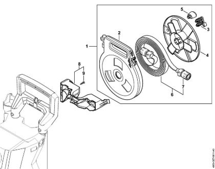 Lavadora de alta pressão eléctrica (RE) RE 110 Mangueira chata com cassete   06/2019 da marca Stihl