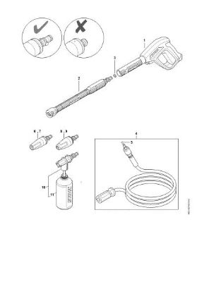 Imagem de Pistola, Tubo de pulverização RE 110