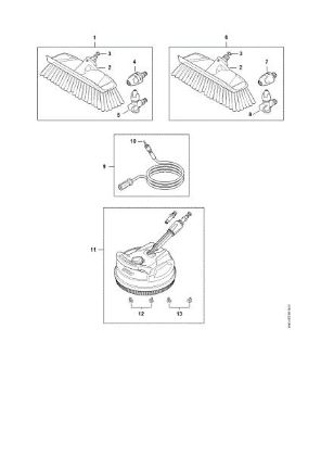 Imagem de Acessórios especiais RE 80 - 170 PLUS RE 110 PLUS