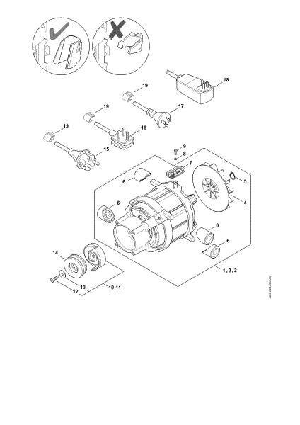 Imagem de Motor eléctrico, Linha de conexão RE 110 PLUS