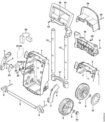 Lavadora de alta pressão eléctrica (RE) RE 118 Carrinho da marca Stihl