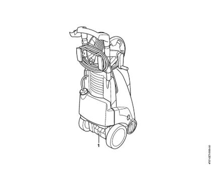 Lavadora de alta pressão eléctrica (RE) RE 118 Numero da máquina da marca Stihl