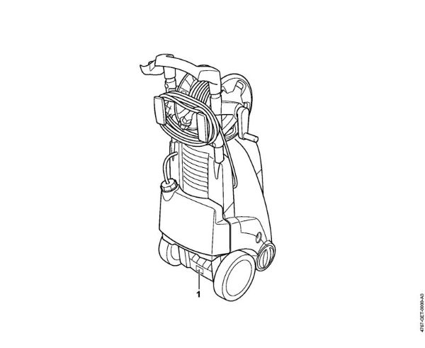 Lavadora de alta pressão eléctrica (RE) RE 118 Numero da máquina da marca Stihl