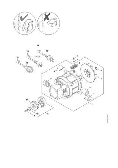 Imagem de Motor eléctrico, Linha de conexão RE 120