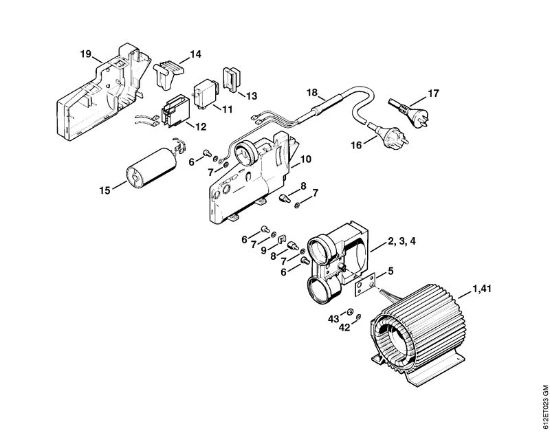 Lavadora de alta pressão eléctrica (RE) RE 120 K Motor eléctrico, Interruptor de pé da marca Stihl