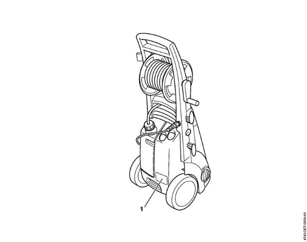 Lavadora de alta pressão eléctrica (RE) RE 142 Numero da máquina da marca Stihl