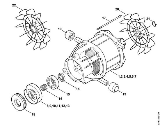 Lavadora de alta pressão eléctrica (RE) RE 142 PLUS Motor eléctrico da marca Stihl
