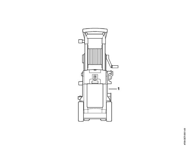 Lavadora de alta pressão eléctrica (RE) RE 143 Numero da máquina da marca Stihl