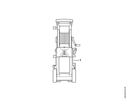 Lavadora de alta pressão eléctrica (RE) RE 163 Numero da máquina da marca Stihl