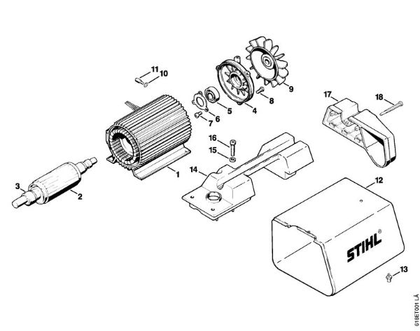 Lavadora de alta pressão eléctrica (RE) RE 260 K Motor eléctrico da marca Stihl