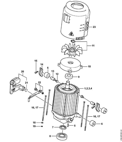 Lavadora de alta pressão eléctrica (RE) RE 272 PLUS Motor eléctrico da marca Stihl