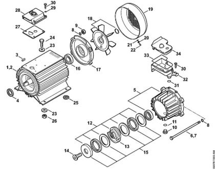 Lavadora de alta pressão eléctrica (RE) RE 362 PLUS Motor eléctrico, Caixa de accionamento da marca Stihl