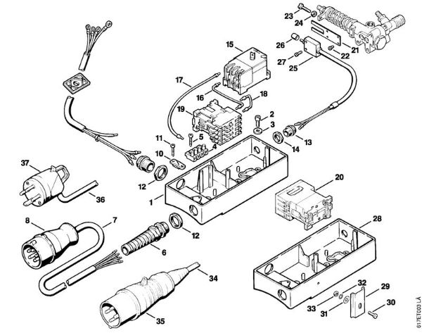 Lavadora de alta pressão eléctrica (RE) RE 401 K Interruptor RE 400 K, RE 401 K da marca Stihl