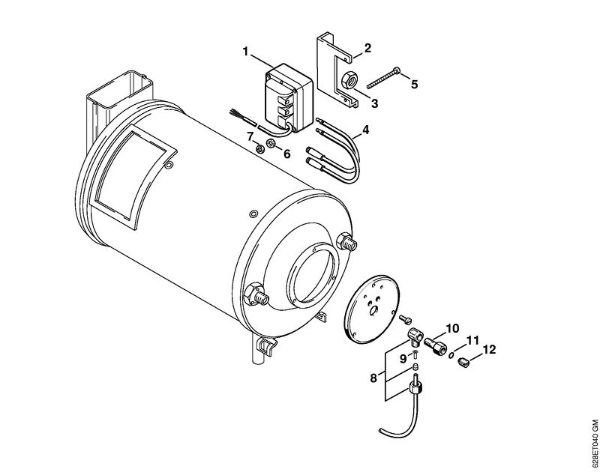 Lavadora de alta pressão eléctrica (RE) RE 560 W Queimador   X 22 947 639 da marca Stihl