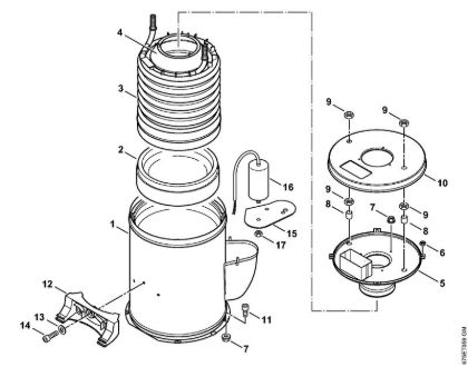 Lavadora de alta pressão eléctrica (RE) RE 581 PLUS Comutador térmico da marca Stihl