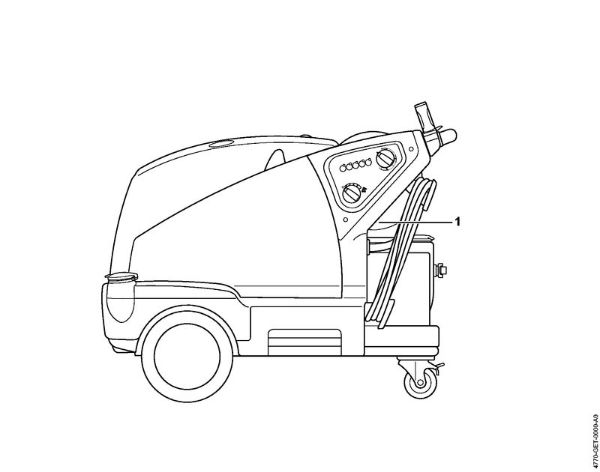 Lavadora de alta pressão eléctrica (RE) RE 581 PLUS Numero da máquina da marca Stihl