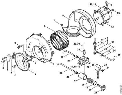 Lavadora de alta pressão eléctrica (RE) RE 661 Queimador da marca Stihl