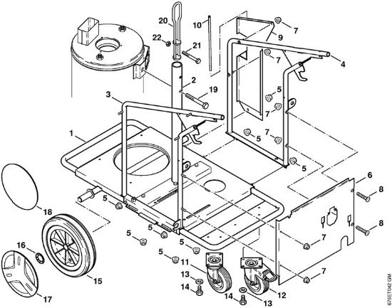 Lavadora de alta pressão eléctrica (RE) RE 661 PLUS Carrinho da marca Stihl