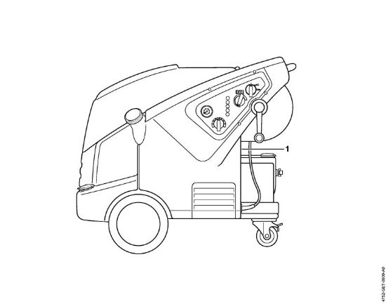 Lavadora de alta pressão eléctrica (RE) RE 661 PLUS Numero da máquina da marca Stihl
