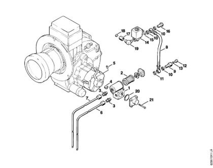 Lavadora de alta pressão eléctrica (RE) RE 830 W Bomba de combustível da marca Stihl