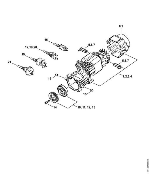 Lavadora de alta pressão eléctrica (RE) RE 95 Motor eléctrico, Linha de conexão da marca Stihl