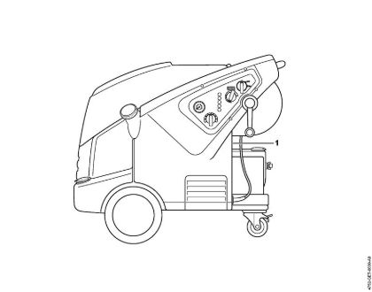 Lavadora de alta pressão eléctrica (RE) RE 961 PLUS Numero da máquina da marca Stihl