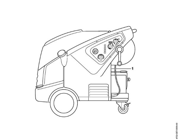 Lavadora de alta pressão eléctrica (RE) RE 961 PLUS Numero da máquina da marca Stihl