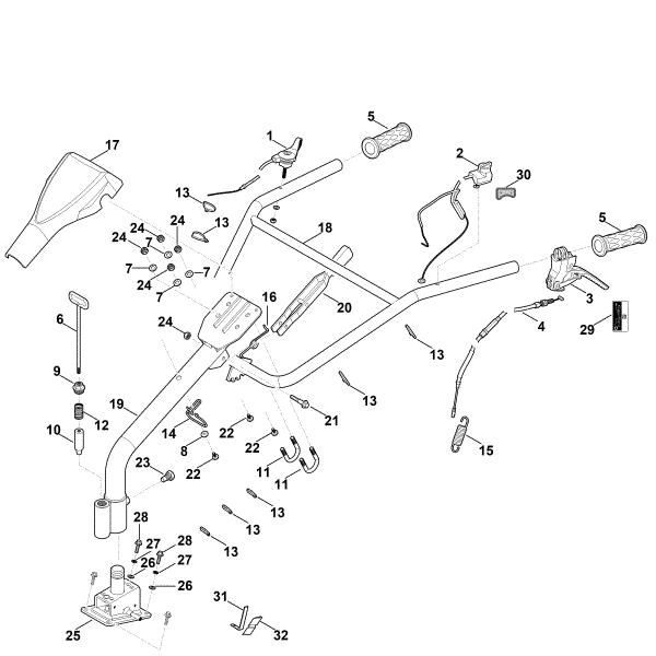 Imagem de A - Guiador MH 600.0