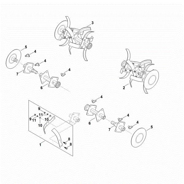 Imagem de F - Conjunto de cavar MH 600.0