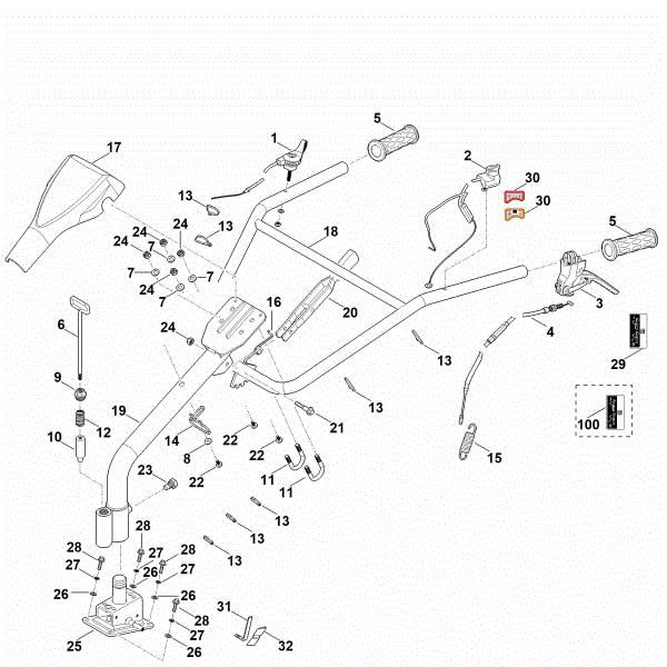Imagem de A - Guiador MH 610.0
