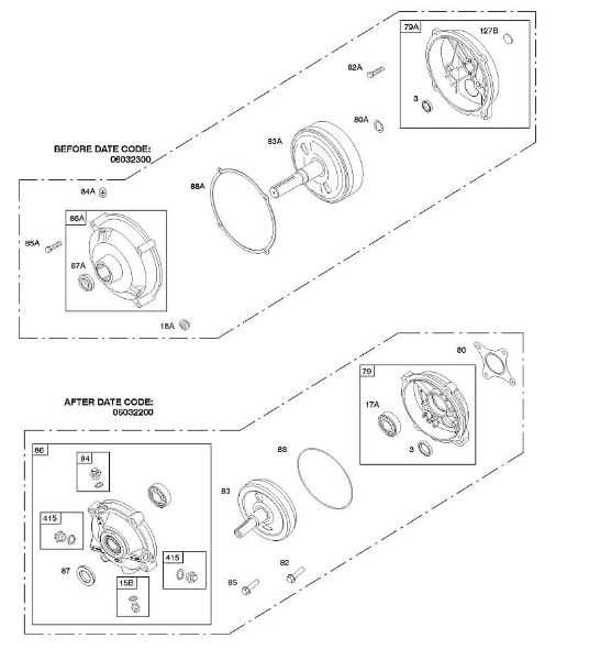 B&S - 09â  093312-1182-B1 G - Engrenagem redutora da marca Stihl