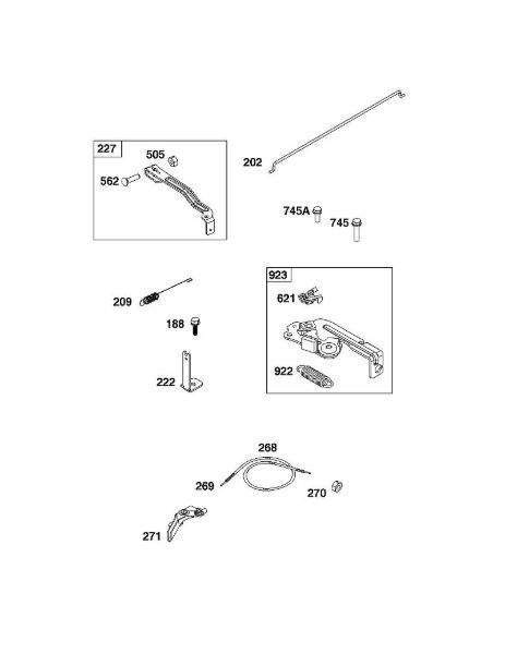 B&S - 09â  09P602-0124-H1 D - BLOCO DO ELEMENTO DE COMANDO da marca Stihl