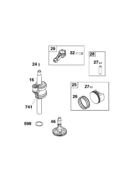 B&S - 09â  09P602-0124-H1 F - BLOCO DA CAMBOTA da marca Stihl