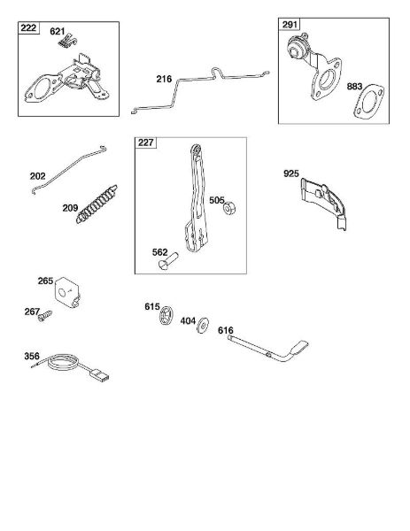B&S - 10â  100602-0036-H5 D - BLOCO DO ELEMENTO DE COMANDO da marca Stihl