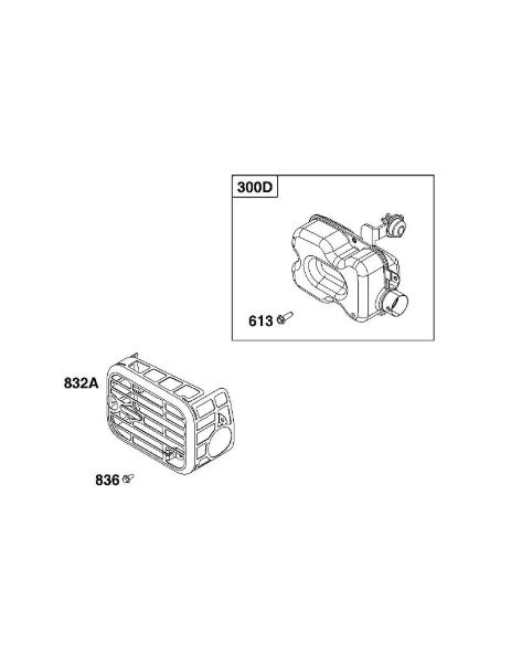 B&S - 10â  103M02-0099-H5 I - BLOCO DOS GASES DE ESCAPE da marca Stihl