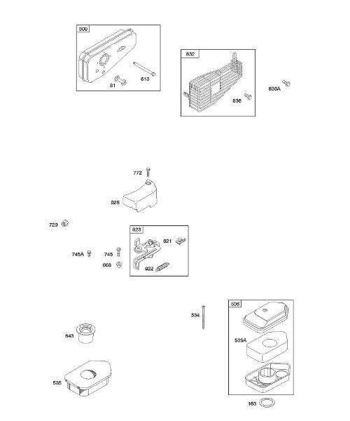 B&S - 10â  10F902-0110-B1 A - Filtro de ar, travão, sistema de escape da marca Stihl