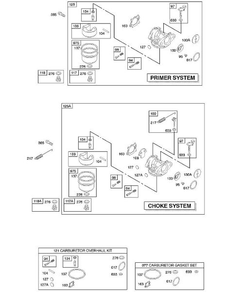 B&S - 12â  122H82-0125-01 E - Carburador da marca Stihl
