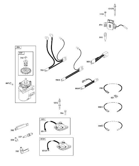 B&S - 12â  122Q02-0147-B1 J - Ignição da marca Stihl