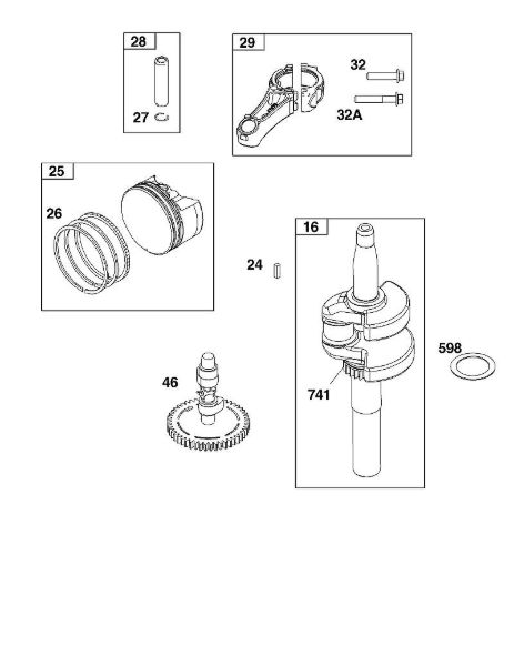 B&S - 12â  123P02-0067-H1 F - BLOCO DA CAMBOTA da marca Stihl