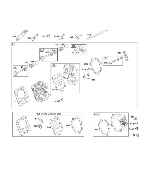 B&S - 12â  126392-3274-H8 F - Cabeça do cilindro da marca Stihl
