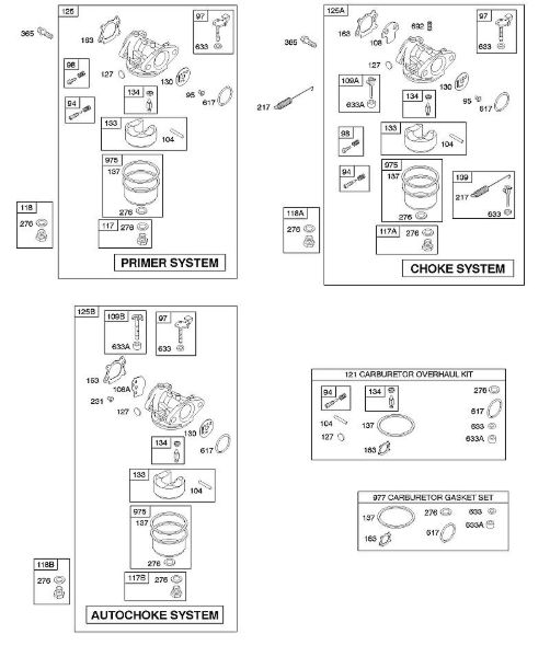 B&S - 12â  12H802-1807-B1 E - Carburador da marca Stihl