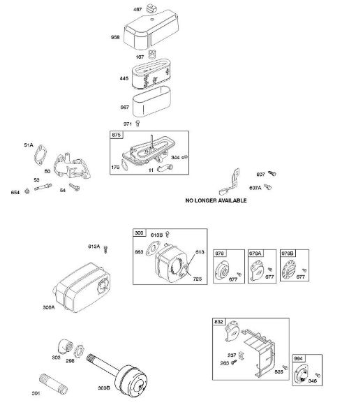 B&S - 28â  286707-1143-E2 A - Filtro de ar, silenciador da marca Stihl