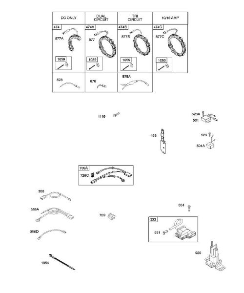 B&S - 28â  286707-1143-E2 B - Alternador, ignição, cabos da marca Stihl