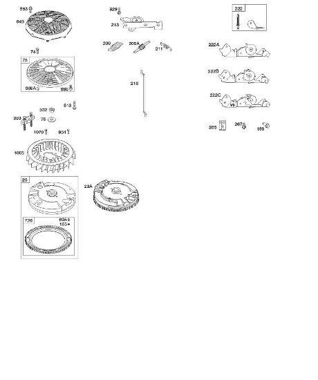 B&S - 40â  401577-0130-B1 H - Roda volante, regulador da marca Stihl