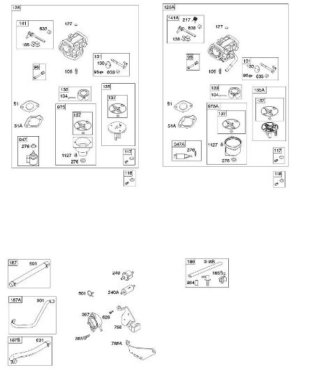 B&S - 40â  405577-0112-E1 C - Carburador, alimentação de combustível da marca Stihl