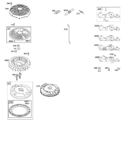 B&S - 40â  405577-0112-E1 H - Roda volante, regulador da marca Stihl