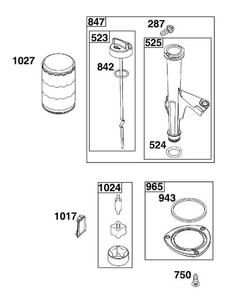 B&S - 40â  40R577-0002-H1 J - BLOCO DA LUBRIFICAÃ‡ÃƒO da marca Stihl